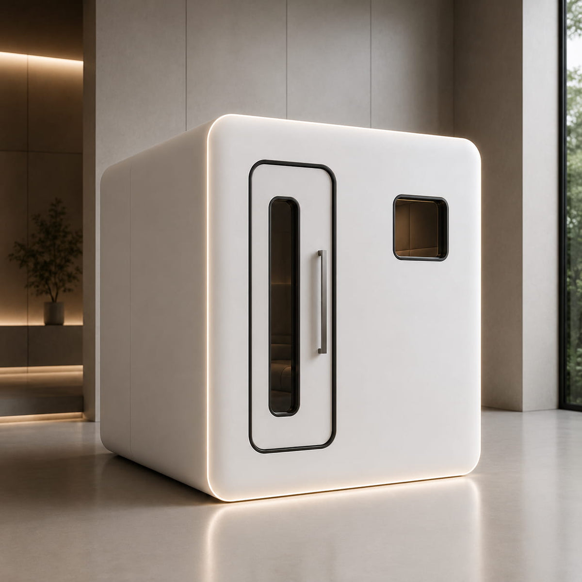 Tecnotu Single Series 2.0 ATA single-person hard shell hyperbaric chamber exterior view