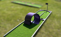 RK Miniature Golf Course large layout with powder-coated obstacles and rubber mulch fill