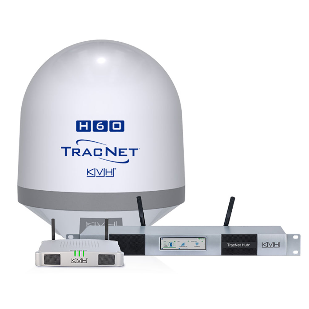 KVH TracNet H60 Ku-Band Satellite Antenna with TracNet Hub - 24 inch dome