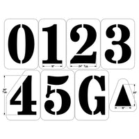 NewStripe Football Field Number Stencil Kit