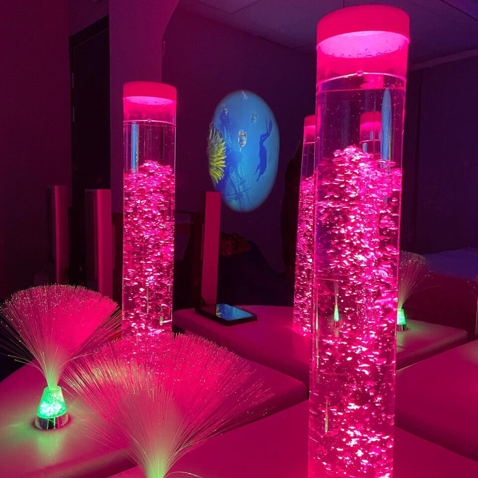 TFH Interactive Bubble Tube 48 inch LED sensory column with color controller