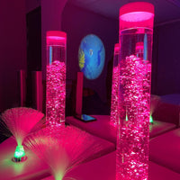 TFH Interactive Bubble Tube 48 inch LED sensory column with color controller