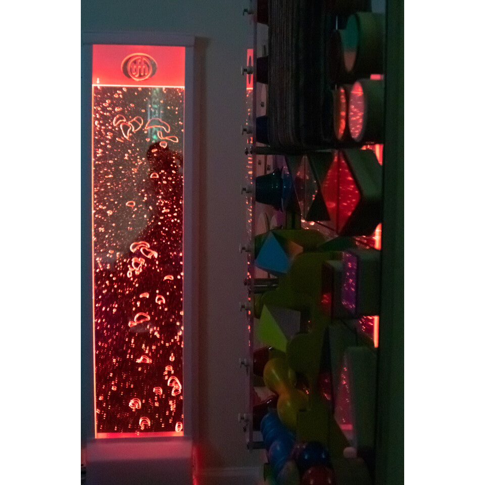Bubble Wall 60 inch wall-mounted sensory bubble column - front view