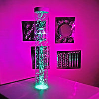 TFH Wireless Hurricane Tube close-up of LED lighting effects inside tube