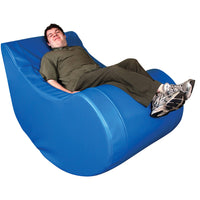 Vibroacoustic Therapy Chair - full view of vinyl-covered foam rocking chair for sensory therapy