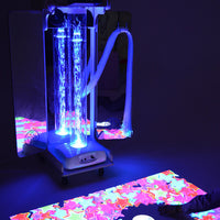 Vecta Budii Mobile Sensory Station with Bubble Tube and Budii Interactive Projector - full view