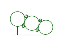 Dog Park Small Hoop Jump - Thermoplastic Coated, Inground or Surface Mount