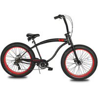 Micargi Slugo SS 26" 4.0" Fat Tire Beach Cruiser Bike