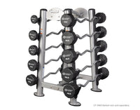 HOIST Fitness 20-110 lb EZ Curl Fixed Barbell Set - Full Set View