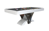 White Billiards The Aliya Modern Slate Pool Table