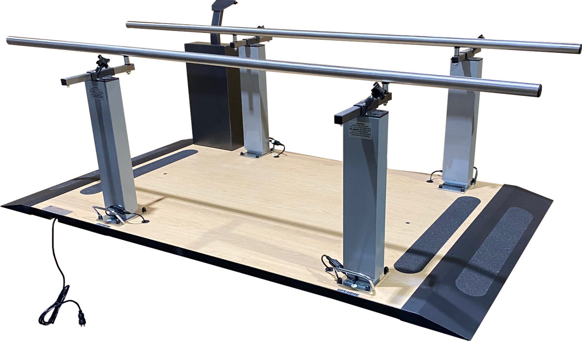 Armedica AM-TM702 7-foot electric platform mount parallel bars with end control panel