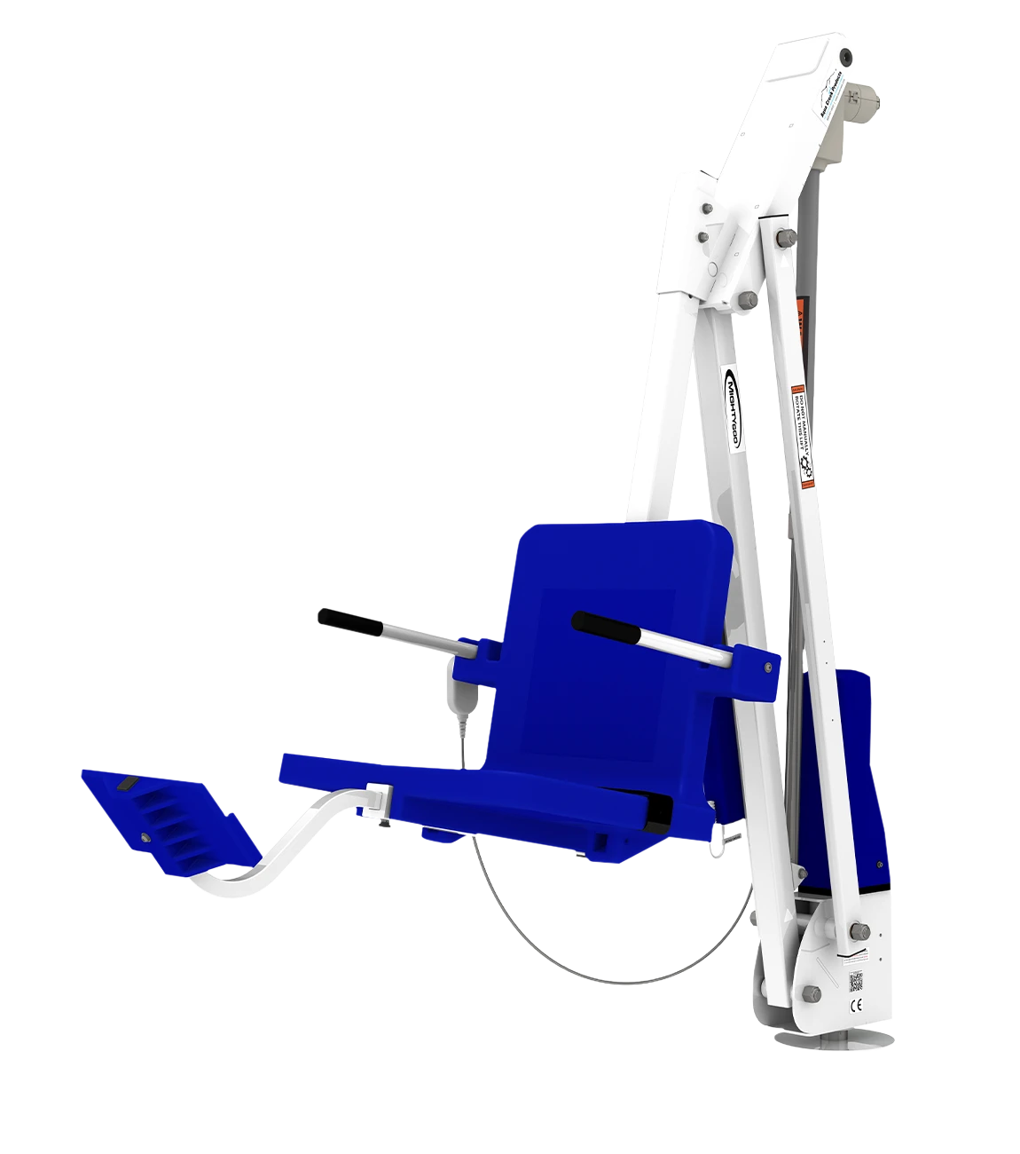 Aqua Creek Mighty 600 Pool Lift - 600 lb capacity ADA compliant pool lift hero shot