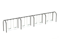 Playground Boss 3.5 inch arch commercial swing frame 8ft 4 bay