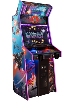 Asteroids Recharged Pro+ Arcade Cabinet - Right Side View