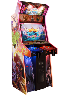 Avian Knights Pro+ 2-player arcade cabinet - right angle view