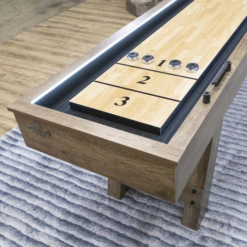 Image of Brookdale 9' LED Light-Up Shuffleboard Table by American Legend