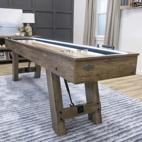 Image of Brookdale 9' LED Light-Up Shuffleboard Table by American Legend