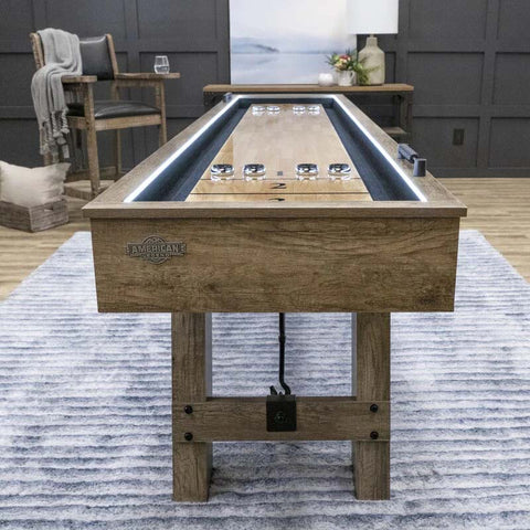 Image of Brookdale 9' LED Light-Up Shuffleboard Table by American Legend