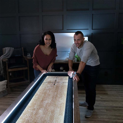 Image of Brookdale 9' LED Light-Up Shuffleboard Table by American Legend