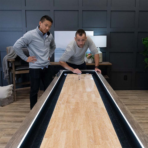 Image of Brookdale 9' LED Light-Up Shuffleboard Table by American Legend