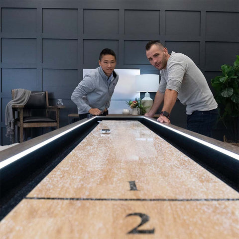 Image of Brookdale 9' LED Light-Up Shuffleboard Table by American Legend