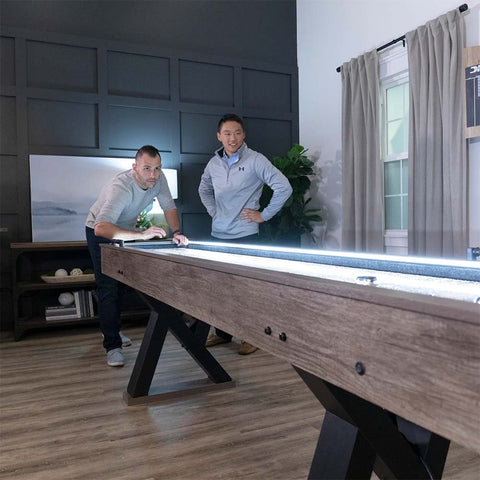 Image of Kirkwood 9' LED Light-Up Shuffleboard Table by American Legend