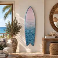 Sharky Shoreline by Ben Hicks – Limited Edition Surfboard Art