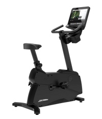 Life Fitness Atmos Upright Bike with SL Console in Smooth Charcoal finish