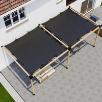 DIY Pergola Kit for an Attached Pergola With Canopies