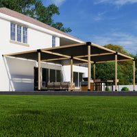 DIY Pergola Kit for an Attached Pergola With Canopies