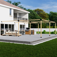 DIY Pergola Bracket Kit for an Attached Pergola Frame