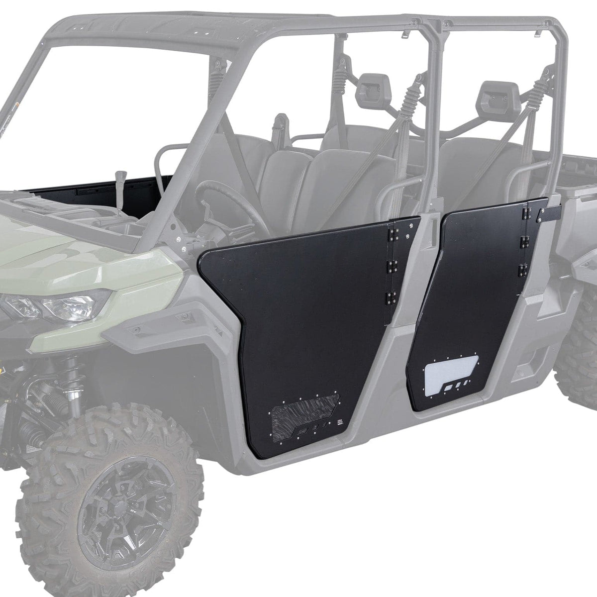 Kemimoto UTV Aluminum Half Doors for Can-Am Defender MAX - main product view