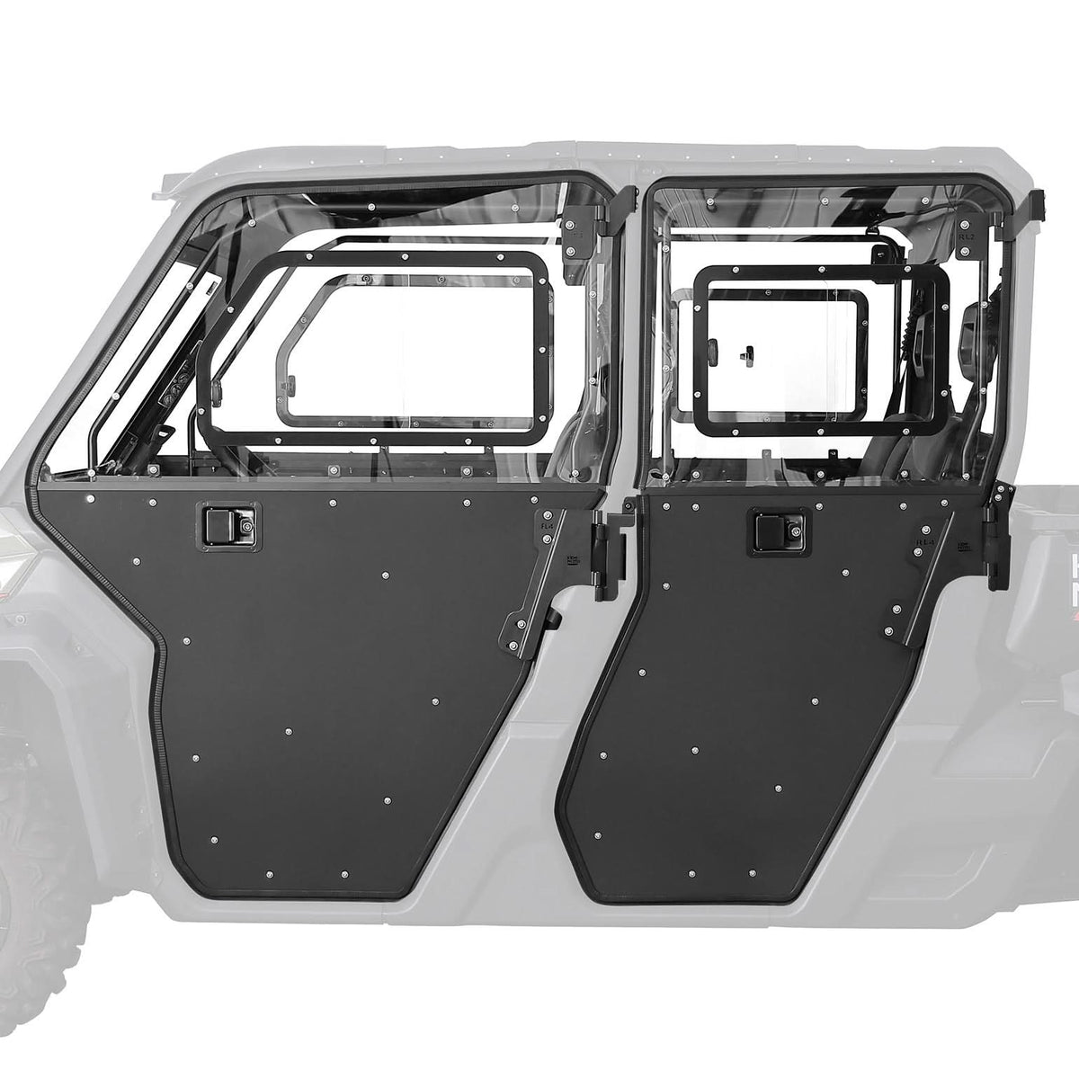 Kemimoto 2-in-1 Full and Half Door Combo for Can-Am Defender MAX HD - Hero Shot