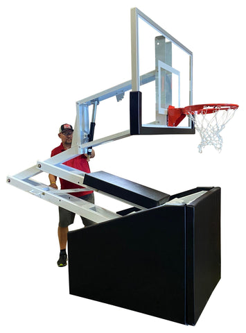 Image of T-Rex Sport Portable Basketball System 60" Glass