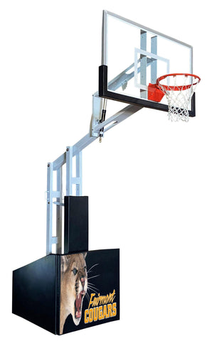 Image of T-Rex Sport Portable Basketball System 60" Glass