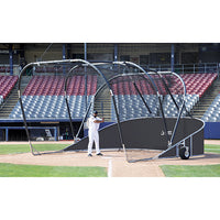 Jaypro Bomber Elite Batting Cage 18x12x22 ft - Portable Heavy-Duty