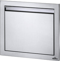 Napoleon 18x16 Single Door stainless steel built-in outdoor kitchen component - angled view