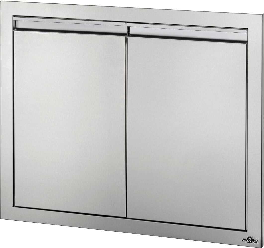 Napoleon 30x24 inch Double Door Built-In Component - Angled Closed View