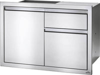Napoleon 36x24 Single Door and Standard Drawer Stainless Steel - Angled View