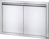 Napoleon 36x24 Large Double Door Built-In Stainless Steel - Angled View Closed