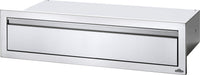 Napoleon 42x8 Extra Large Single Drawer - Stainless Steel, angled view open