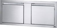 Napoleon 42x16 Small Double Door angled view - stainless steel built-in outdoor kitchen component