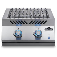 Napoleon Built-In 700 Series Dual Range Top Burner with Stainless Steel Cover - front gallery view