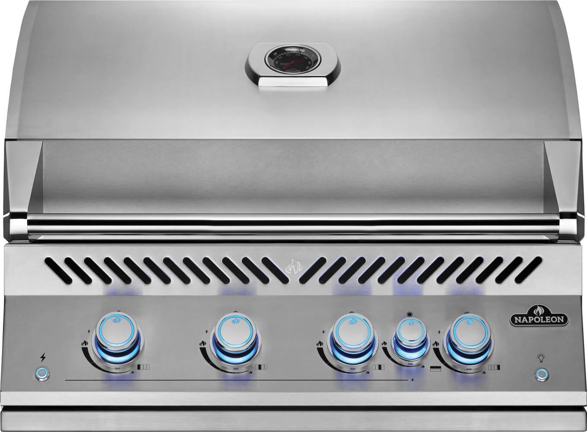 Napoleon Built-In 700 Series 32 Stainless Steel Gas Grill with Infrared Rear Burner - front straight view