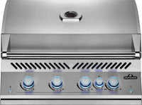 Napoleon Built-In 700 Series 32 Stainless Steel Gas Grill with Infrared Rear Burner - front straight view