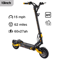 Teverun Blade Mini Ultra Electric Scooter in Yellow and Black colorway - hero view