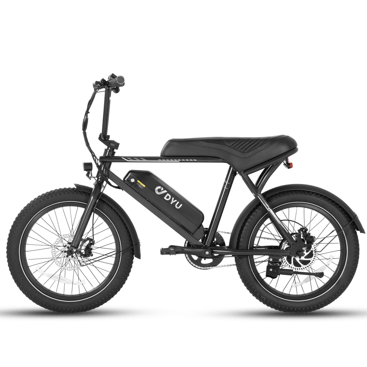 DYU UX BMX electric bike full view black