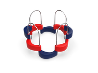 UltraPlay PlayShell Circular Climber freestanding playground climbing structure, front view