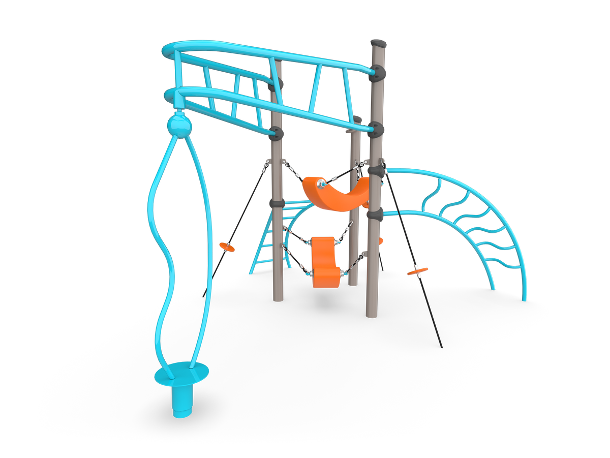 UltraPlay Nina commercial play structure - full view, BT407