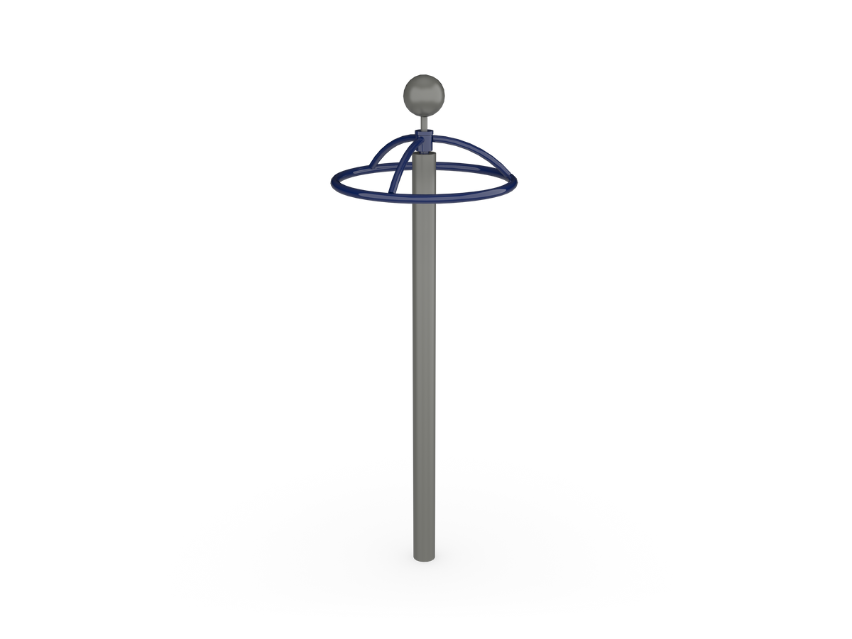 UltraPlay Mini Cyclone kid-powered playground spinner front view